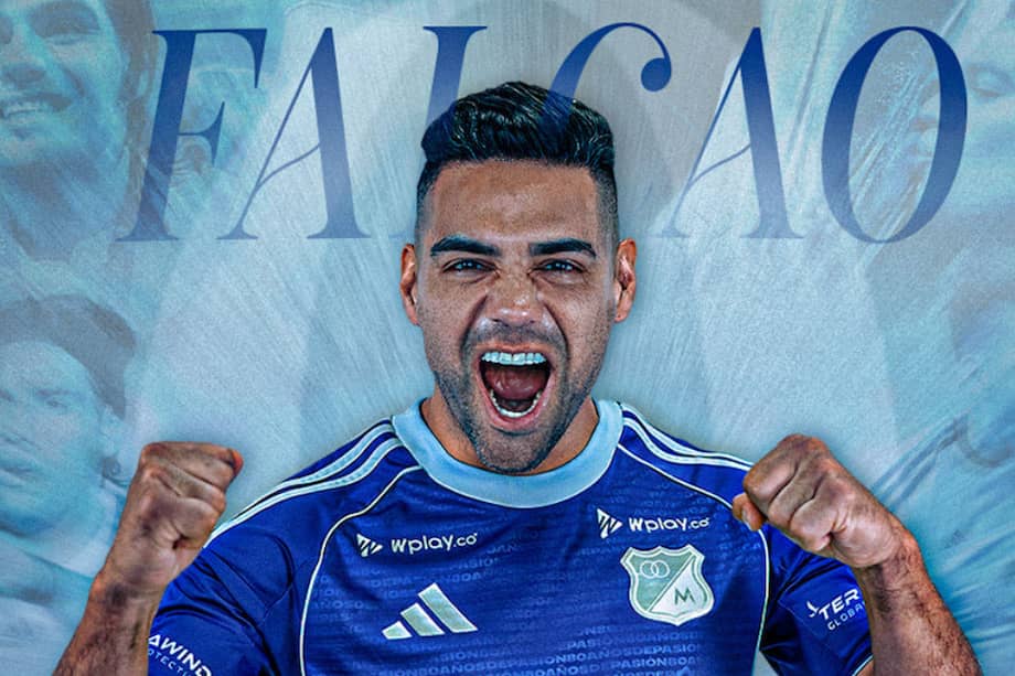 Radamel Falcao García volvió a marcar con la camiseta de Millonarios.