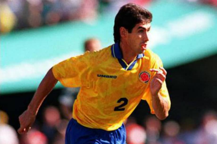 Andrés Escobar, exdefensor colombiano. Foto: EFE