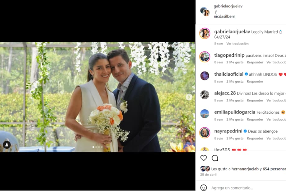 Nicolas Da Silva, esposo de la hija de Hernán Orjuela, es de nacionalidad brasileña.