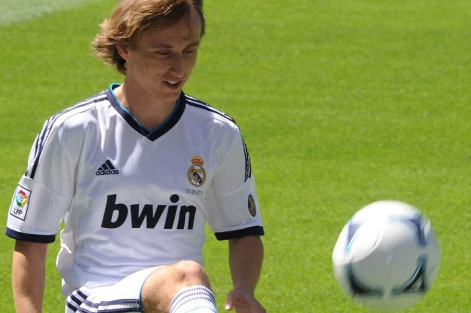 Luka Modric, nuevo jugador del Real Madrid. Foto: EFE