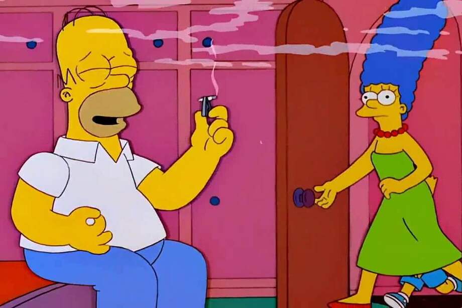 En el capítulo "Un día con el señor Burns", Los Simpson hablan de la legalización de la marihuana. / Cortesía