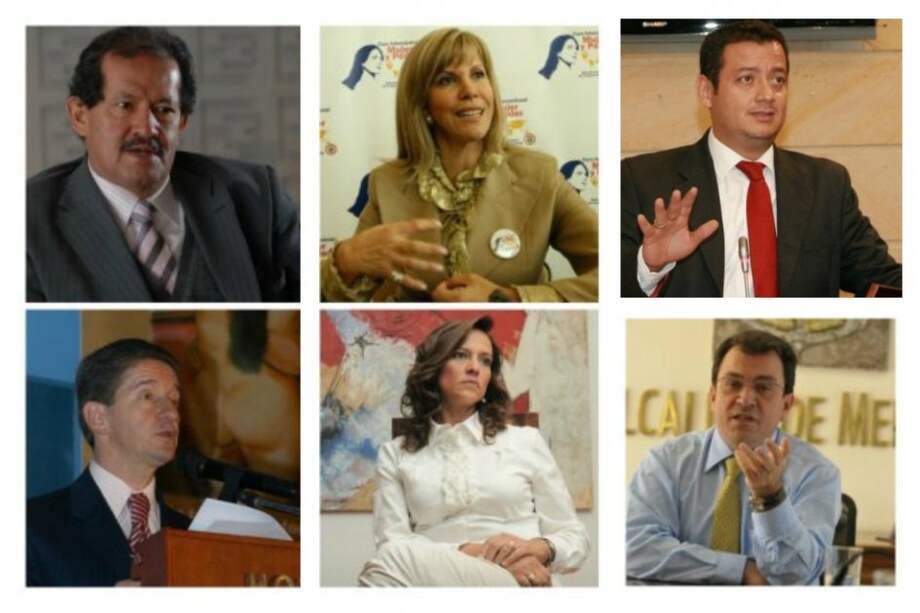Angelino Garzón, exvicepresidente. Dilian Francisca Toro, exsenadora. Mauricio Ospina, exsenador. Luis Pérez, exalcalde de Medellín. Nancy Patricia Gutiérrez, expresidenta del Senado. Alonso Salazar, exalcalde de Medellín.