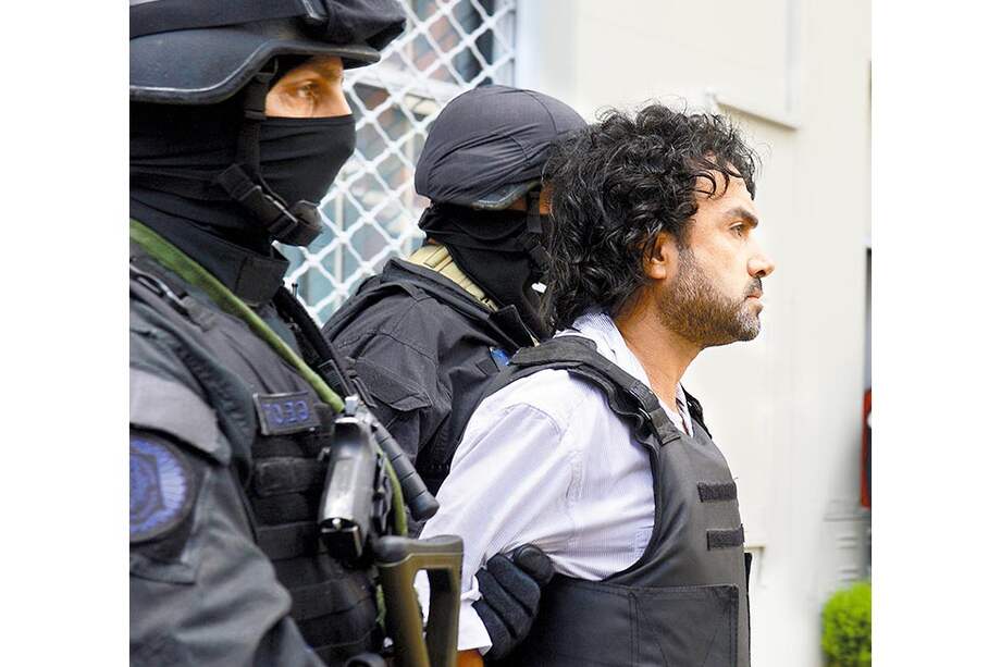 Henry de Jesús López, alias ‘Mi Sangre’, está detenido en la cárcel de máxima seguridad de Eneiza, Argentina. / AFP