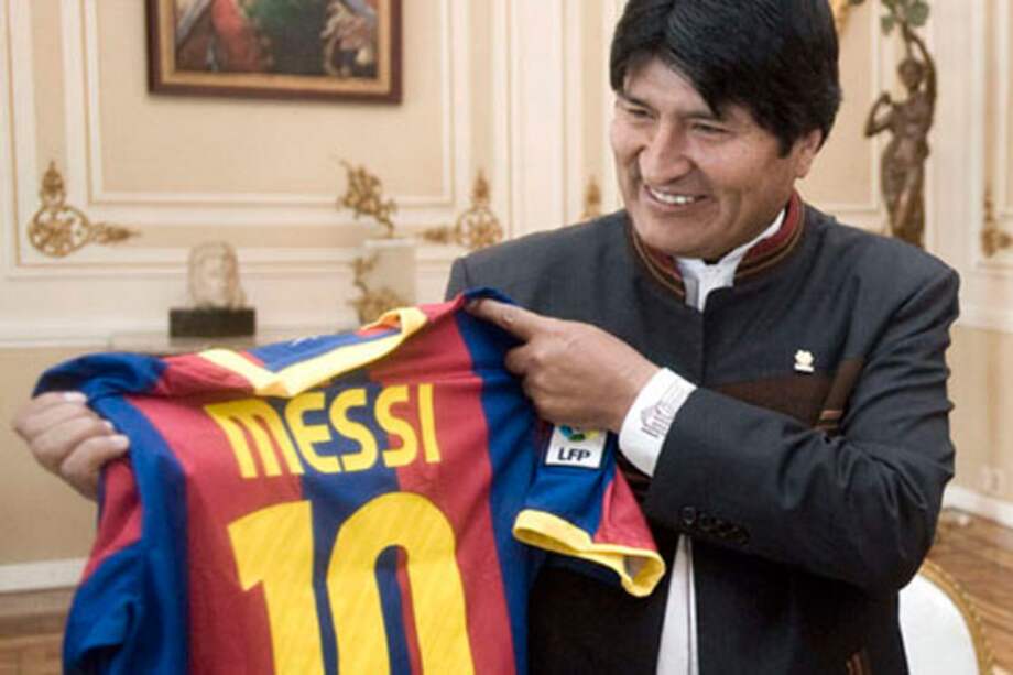 Condecoración de Evo a Messi cae mal a jugadores bolivianos