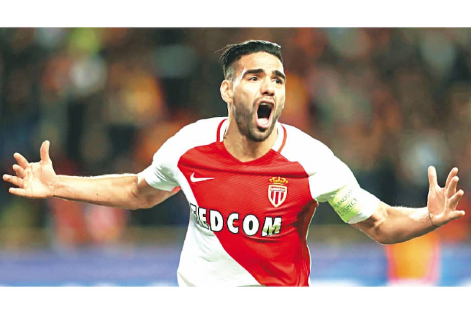 Radamel Falcao García y el Mónaco avanzaron a la semifinal de la Champions League. / AFP