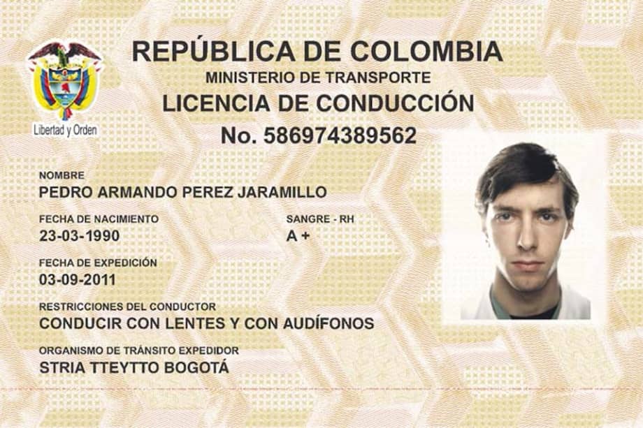 Listo el nuevo diseño de la licencia de conducción