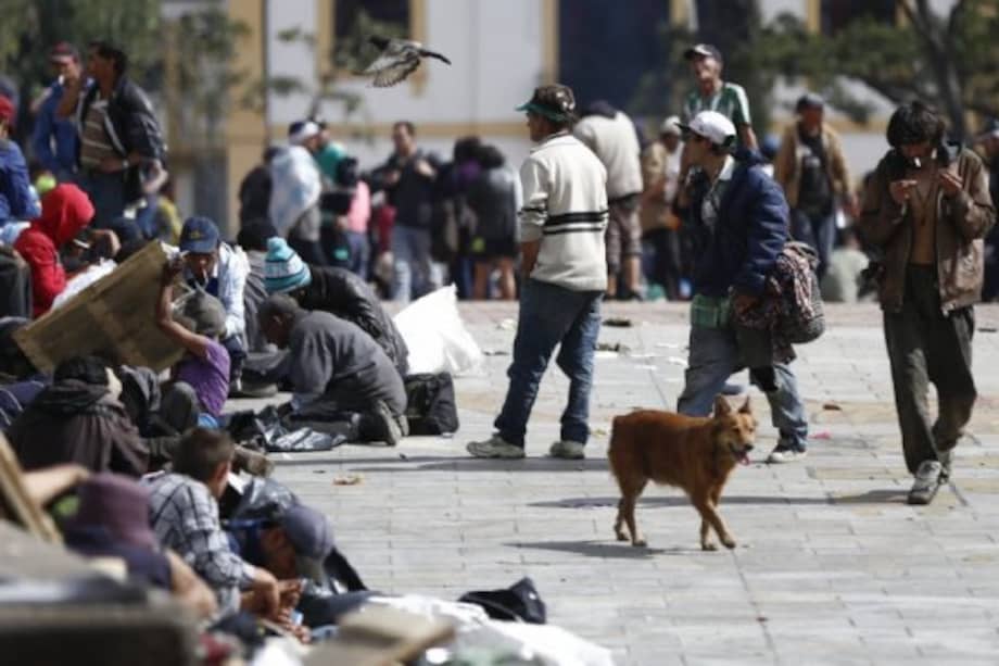 Miles de habitantes de calle se diseminaron por el centro tras la intervención del Bronx. /Archivo