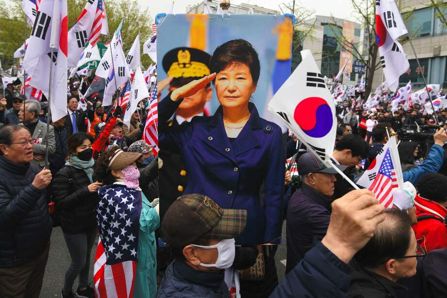 Park Geun-hye. / JUNG YEON-JE /AFP