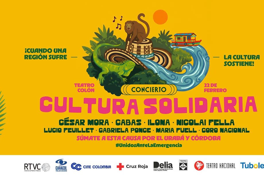 Los recursos obtenidos serán entregados a la Cruz Roja Colombiana.