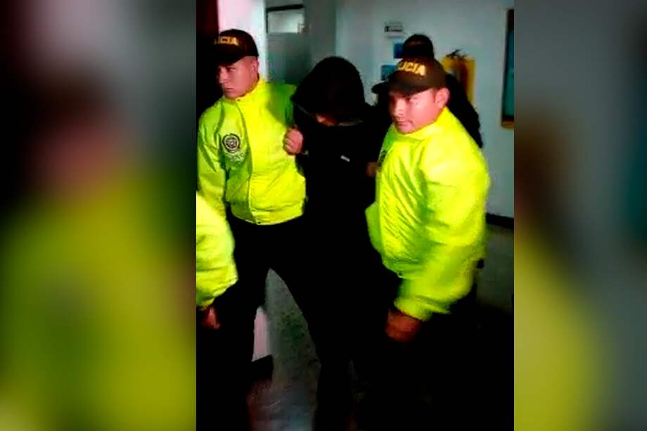 Ricardo Andrés Carvajal fue capturado la madrugada de este viernes en el sur de Bogotá. / Archivo.