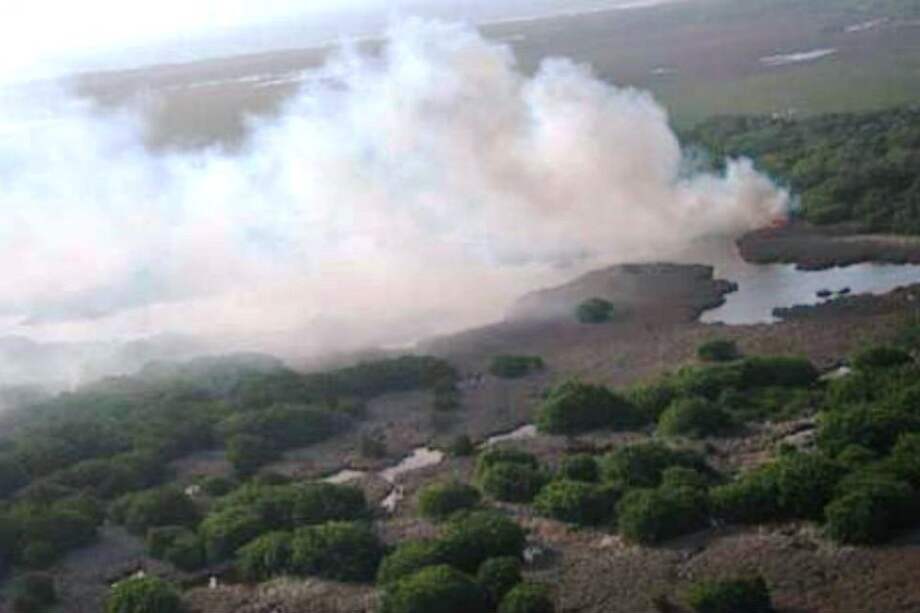 Cerca de 500 hectáreas afectadas por incendio en Ciénaga Grande