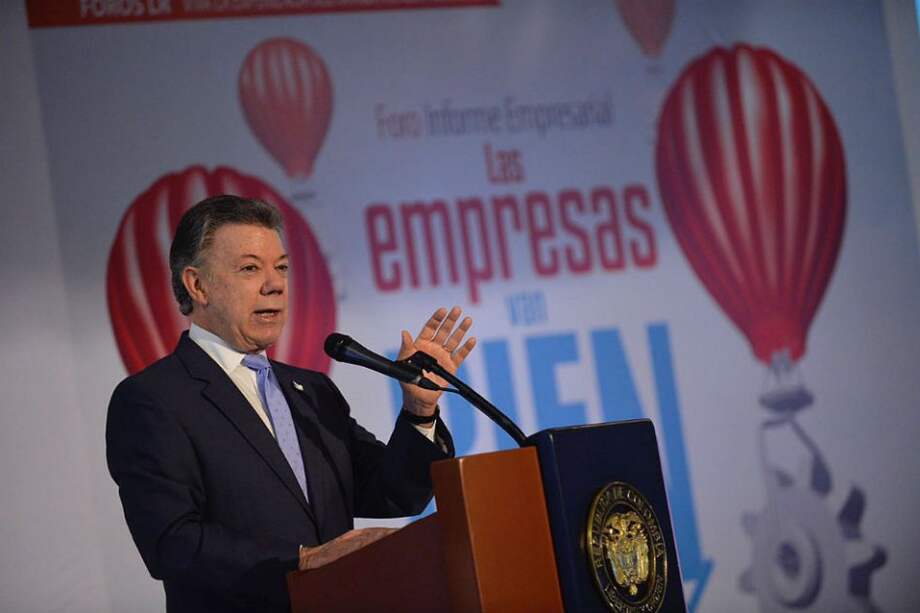 El presidente Juan Manuel Santos explica los alcances de la justicia especial para la paz para los civiles.