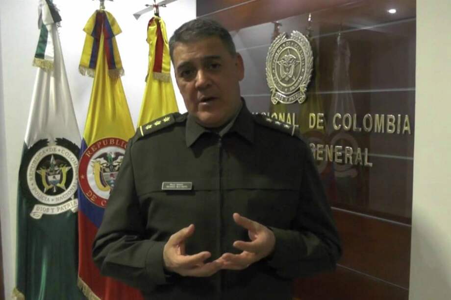 General Ricardo Restrepo Londoño, subdirector de la Policía. / Foto: Tomada de Youtube