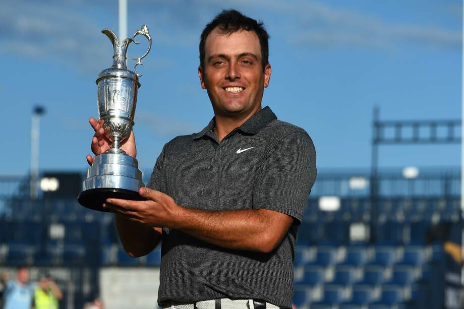 Francesco Molinari, golfista italiano campeón del Abierto Británico de golf. / AFP