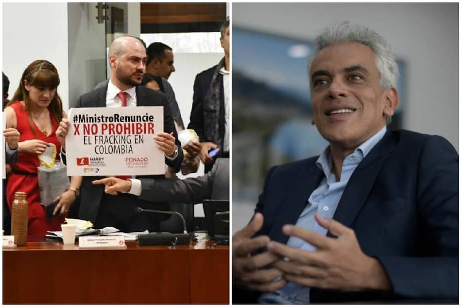 Los representantes Juan Carlos Losada, Julián Peinado y Harry González pidieron la renuncia de Ricardo Lozano. / Prensa Juan Carlos Losada y Archivo EE