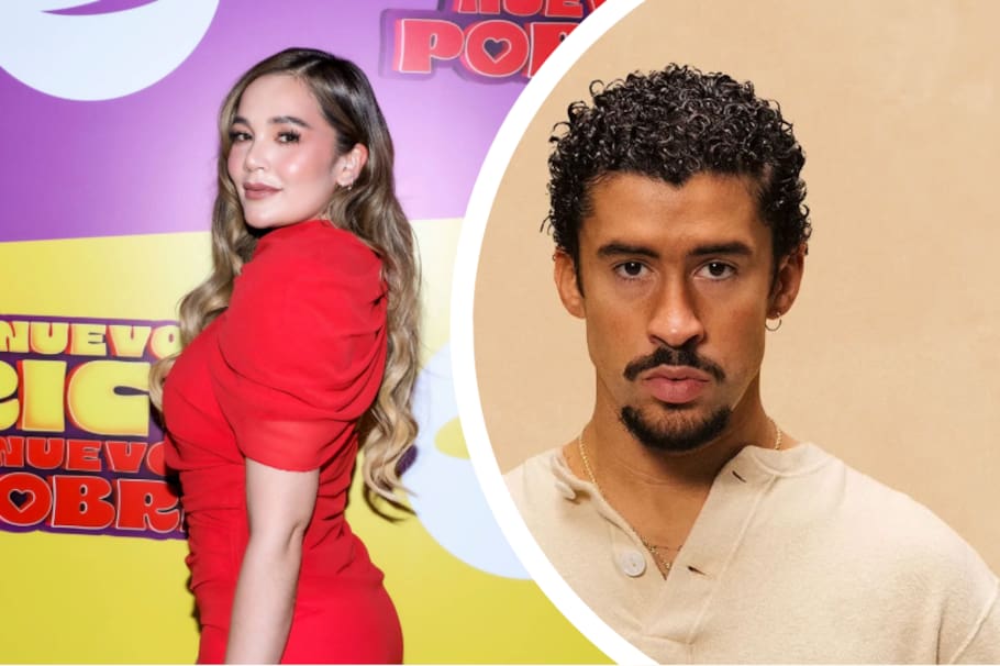 Lina Tejeiro y Bad Bunny.