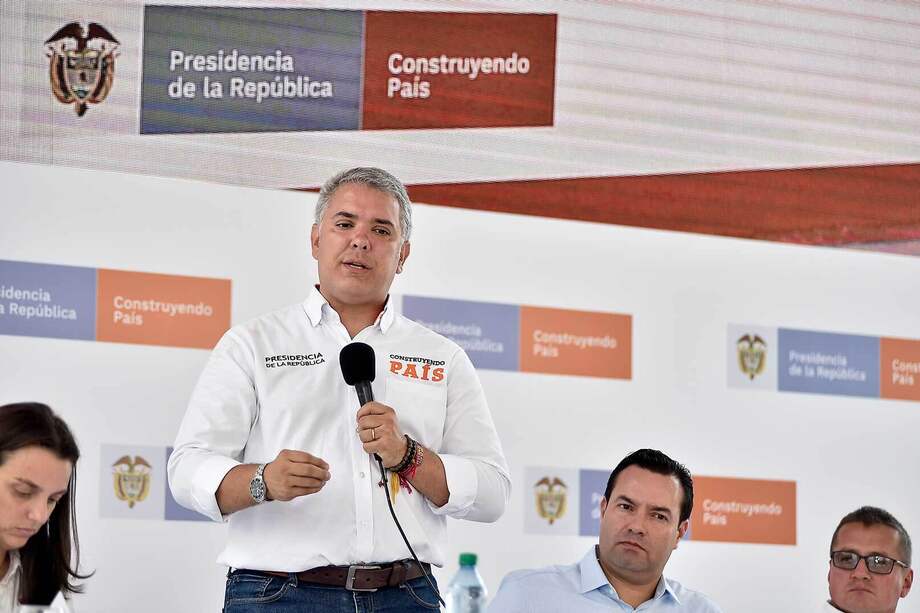 El presidente Iván Duque en el taller Construyendo país en Barichara, Santander. / Presidencia