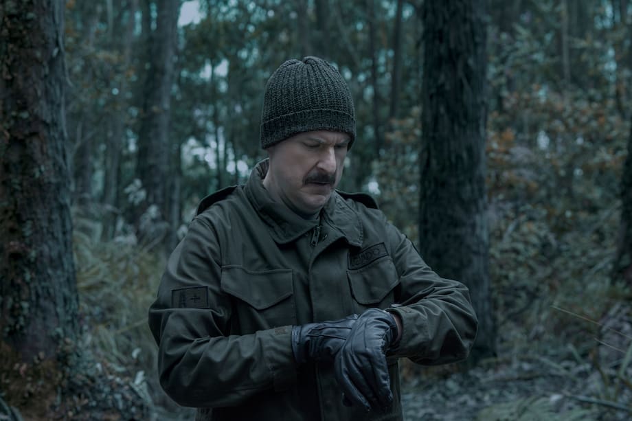 Estado de Fuga. Andrés Parra as Jeremías Salgado in Estado de Fuga. Cr. Juan Pablo Gutiérrez / Netflix © 2025