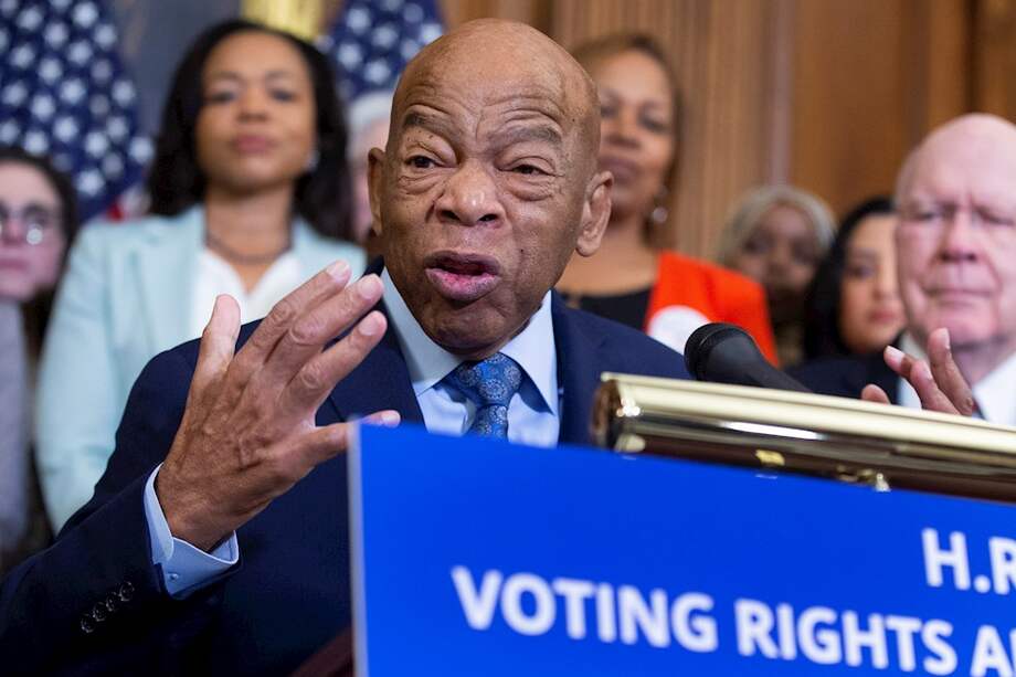 Lewis fue el más joven líder de la manifestación de 1963 en Washington en la que Luther King pronunció su histórico discurso "Tuve un sueño".