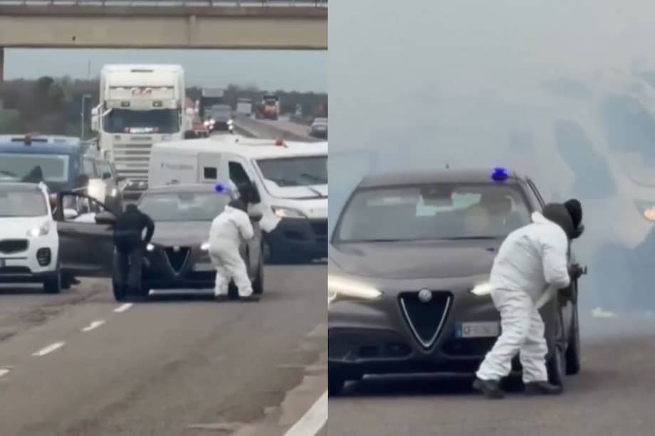 Un espectacular asalto ha ocurrido en el sur de Italia este lunes: un comando ha atacado dos furgones blindados en la carretera estatal que conecta las ciudades de Lecce con Brindisi.