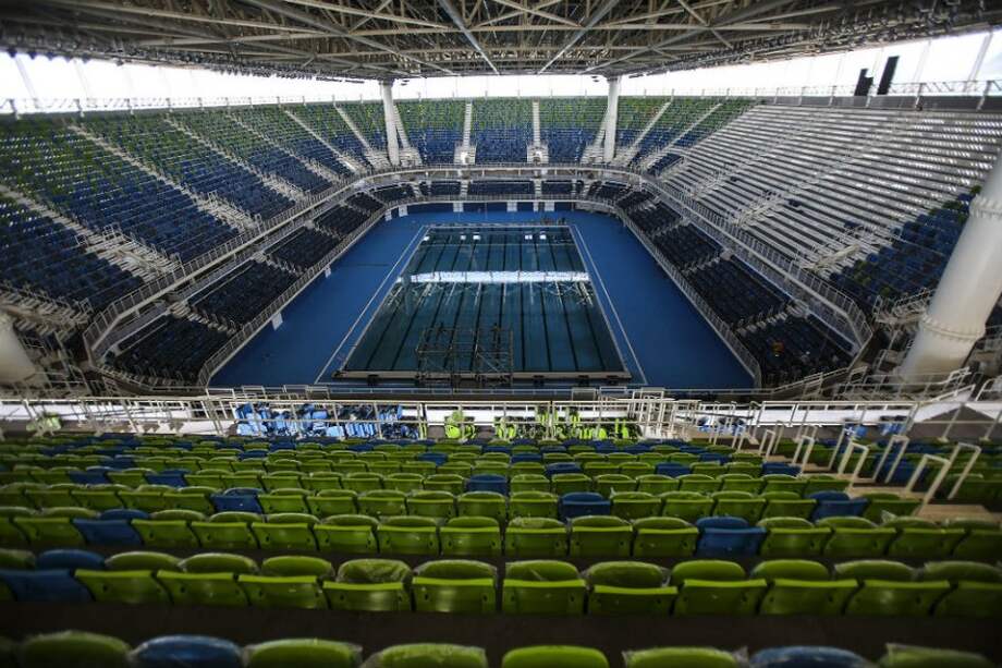 Estadio Acuático en Río de Janeiro, Brasil. Foto: EFE