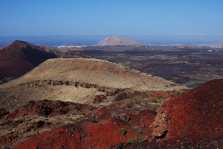 El Parque Nacional de Timanfaya se encuentra en la isla de Lanzarote.