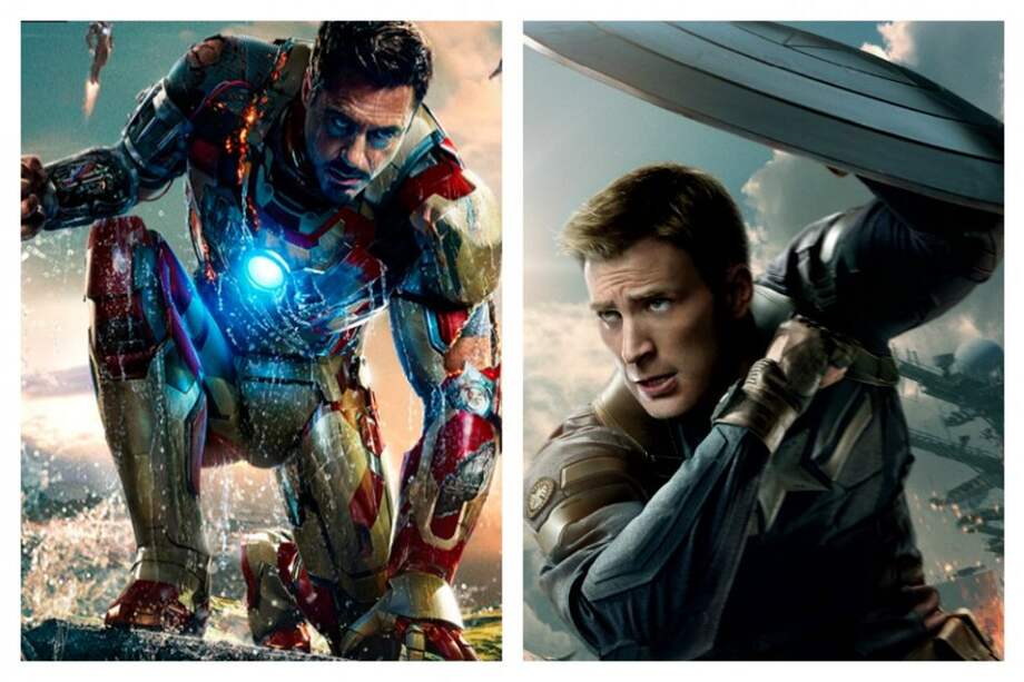 Iron Man y Capitán América.