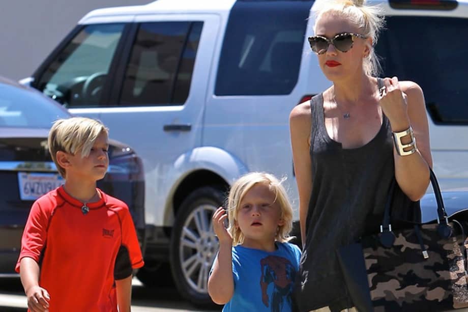 Gwen Stefani, junto a sus hijos Kingston y Zuma / Bang Showbiz