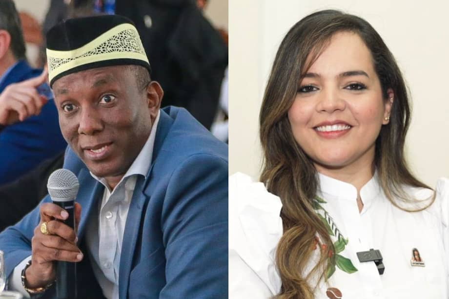 Senador Paulino Riascos; representante Luz Ayda Pastrana.