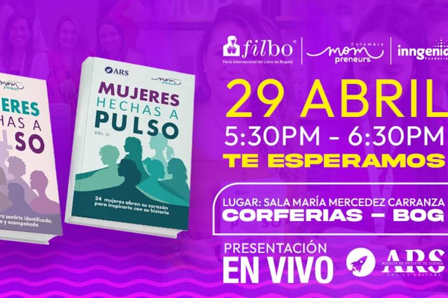 El encuentro reunirá a destacadas coautoras de las dos ediciones de esta obra literaria, la cual se ha convertido en un referente para el ecosistema emprendedor femenino en Latinoamérica.