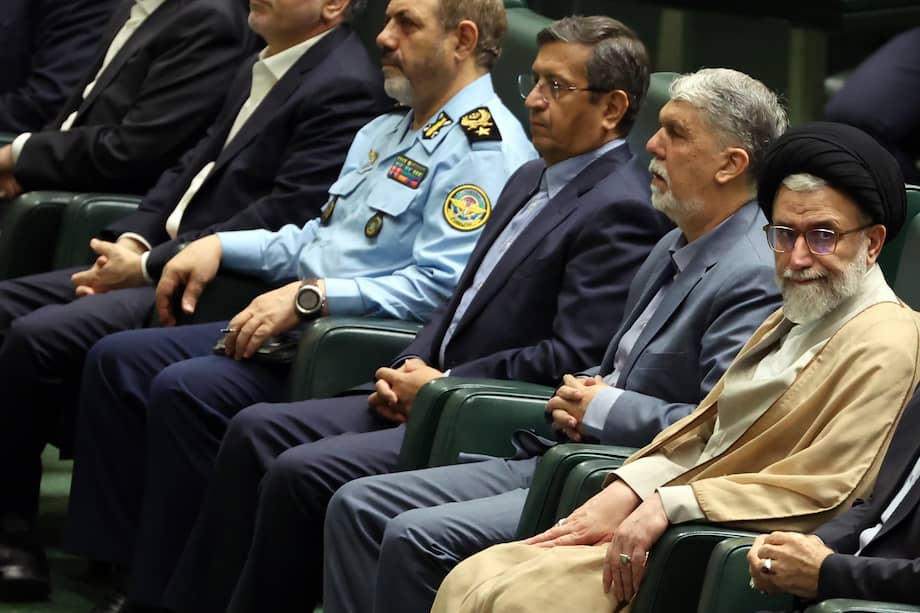 Imagen de archivo del ministro de Inteligencia iraní, Esmaeil Khatib, durante una sesión del Parlamento.