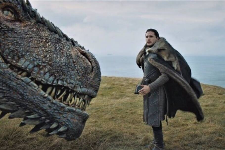 Jon Snow en "Game of Thrones".