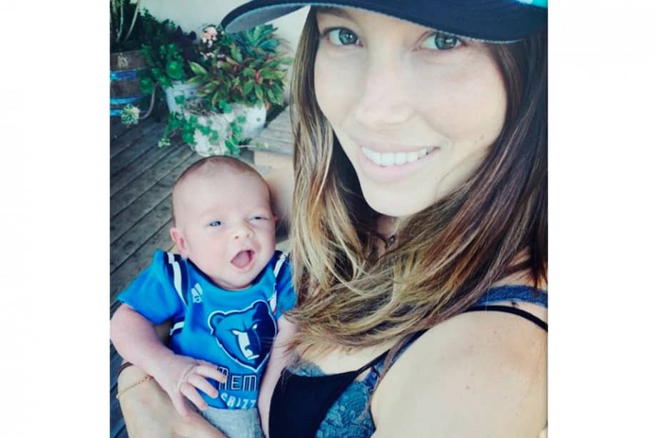 Jessica Biel junto a su hijo Silas. / instagram.com/justintimberlake