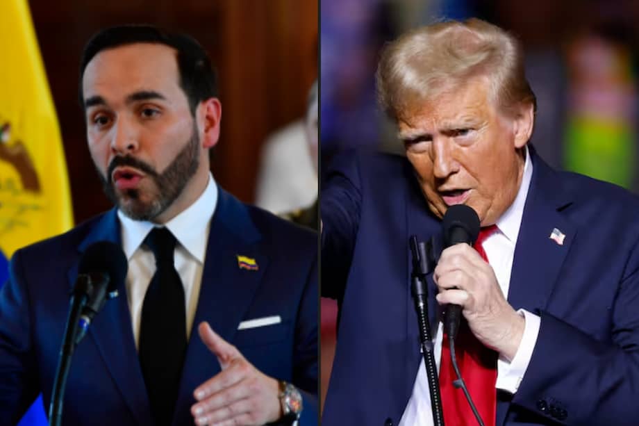 Abelardo de la Espriella y Donald Trump.