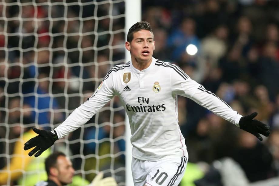 James Rodríguez, mediocampista del Real Madrid. Foto: AFP