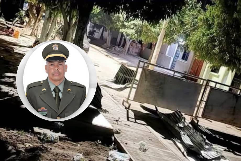 El subintendente Algemiro Rodelo Canchila murió cuando prestaba servicio de guarda en instalaciones de la Policía.
