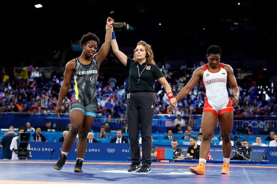 Tatiana Rentería después de ganar el bronce.