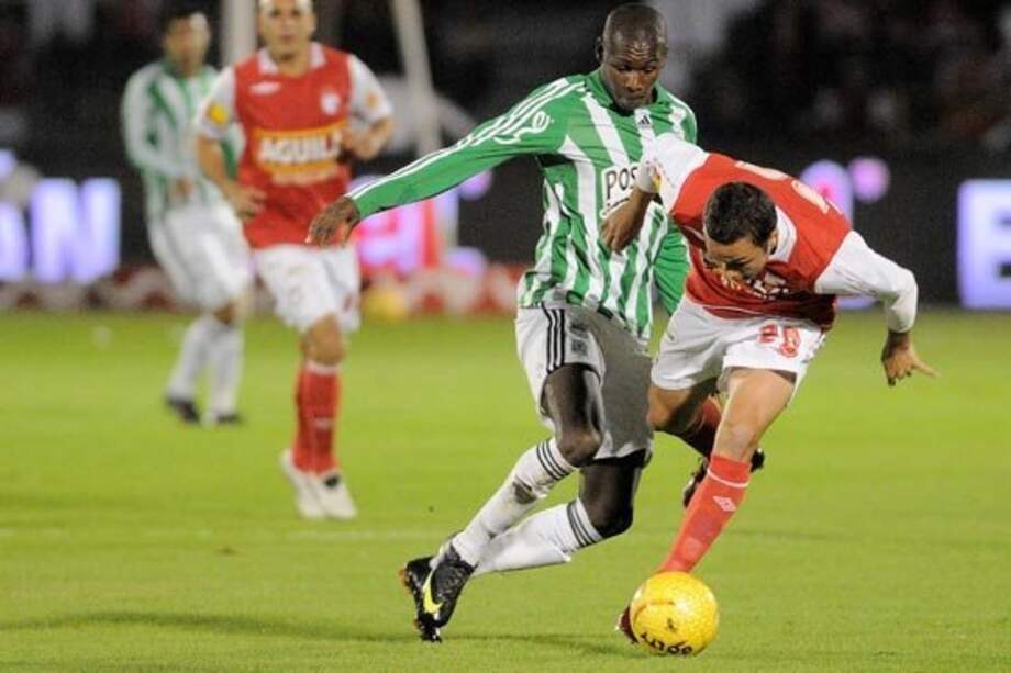 Víctor Ibarbo, en su primera etapa como jugador de Atlético Nacional. / David Campuzano
