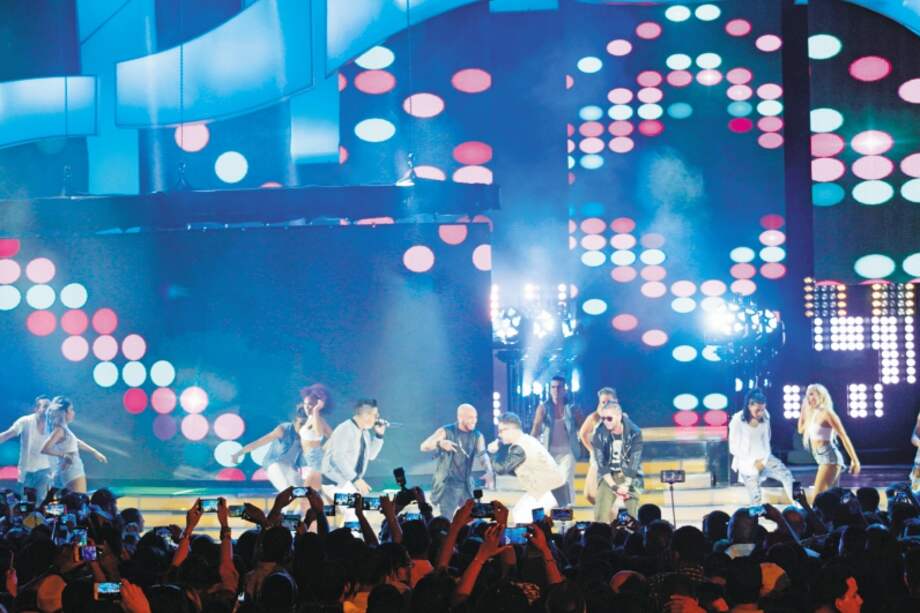 Imagen tomada de la edición 2016 de los Premios Heat, que se realizan en Cap Cana. / Cortesía