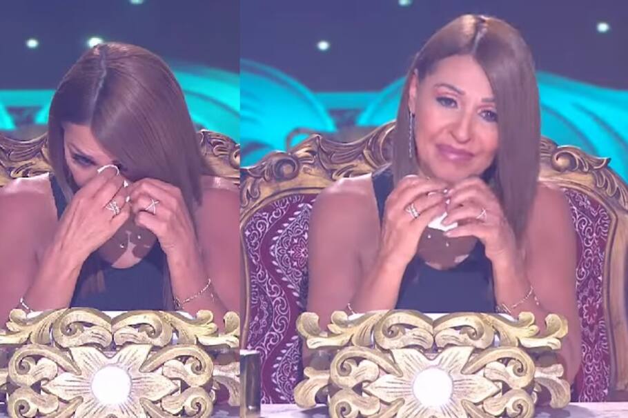 Amparo Grisales no pudo contener las lágrimas al ver a la imitadora de la cantante española. ¿Por qué?