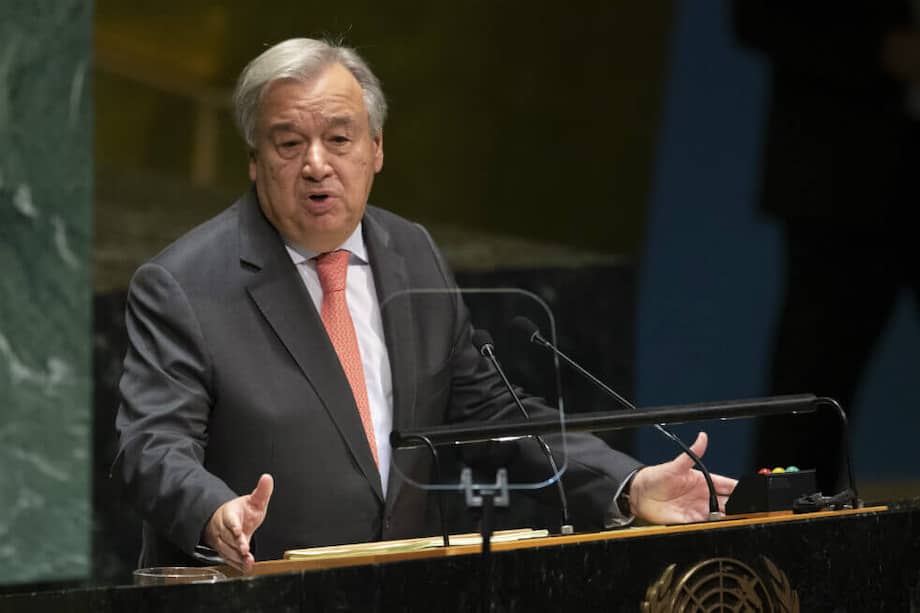 Antonio Guterres, secretario general de Naciones Unidas, recibió una carta del gobierno talibán para participar en la Asamblea que se desarrolla en Nueva York.