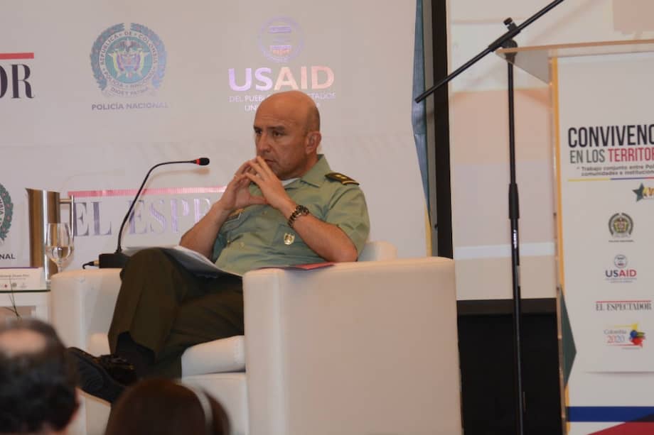 El brigadier general Álvaro Pico Malaver, jefe de la Unidad Policías para la Edificación de la Paz. /Luis Benavides-El Espectador