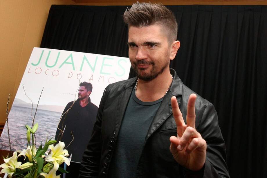 Juanes presenta su nuevo disco "Loco de amor" en México.