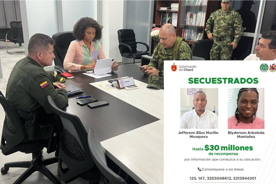 La gobernadora del Chocó, Carolina Córdoba, confirmó que hay una recompensa de $30 millones tras el secuestro del registrador Jefferson Murillo.