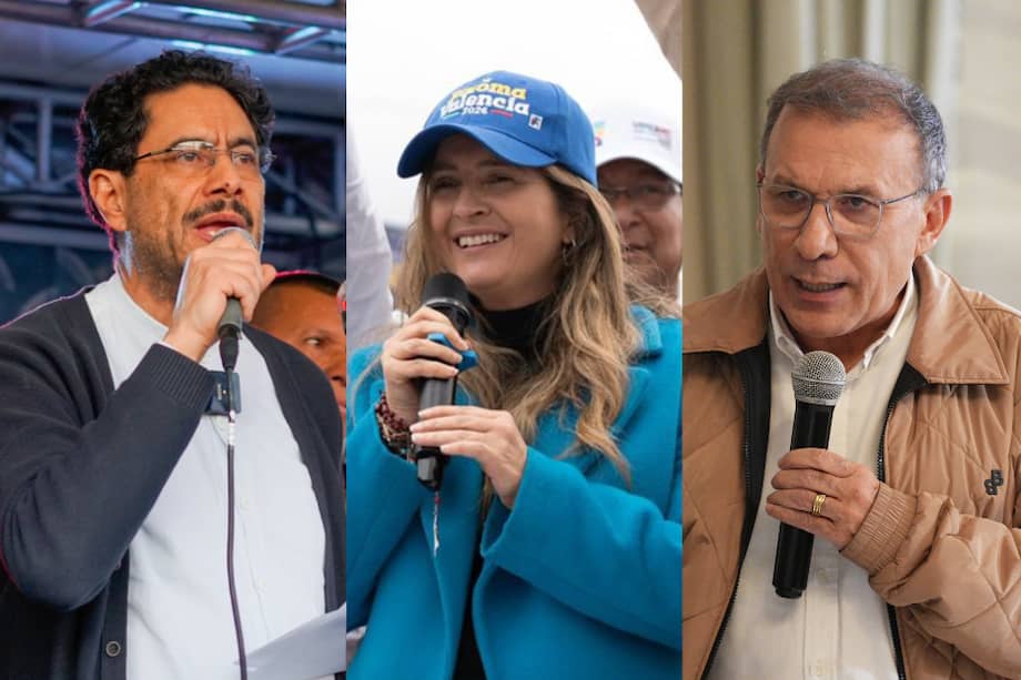 Cepeda y Barreras iniciaron sus campañas hoy en Bogotá. Valencia continua en su gira por Colombia con el expresidente Uribe.