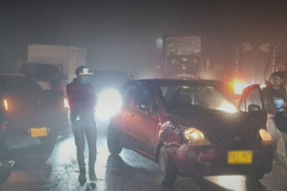 Durante el siniestro no se reportaron heridos.