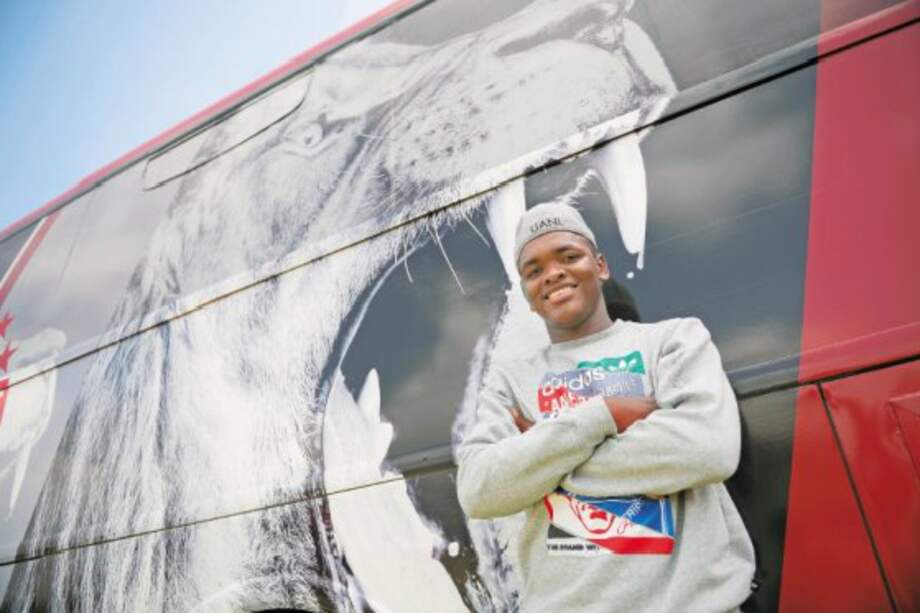 Carlos Ibargüen está feliz de jugar con Independiente Santa Fe, equipo al que llegó a préstamo por un año. / Andrés Torres