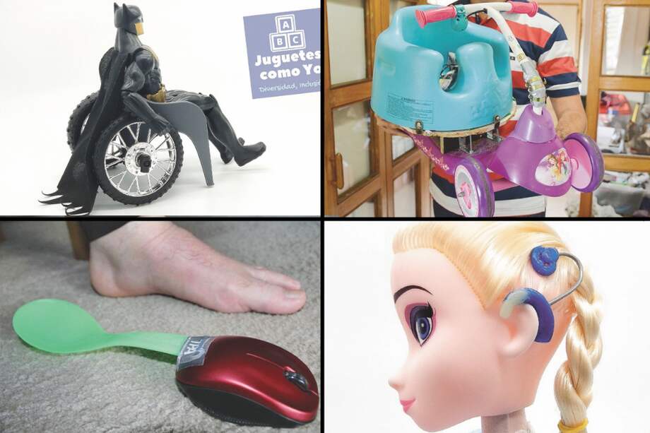 El hombre que inventa juguetes con discapacidad