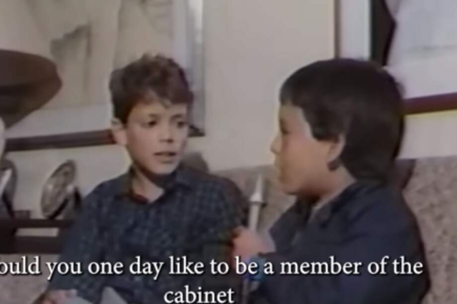 El exmandatario aseguró en Instagram que el video es de hace 40 años.