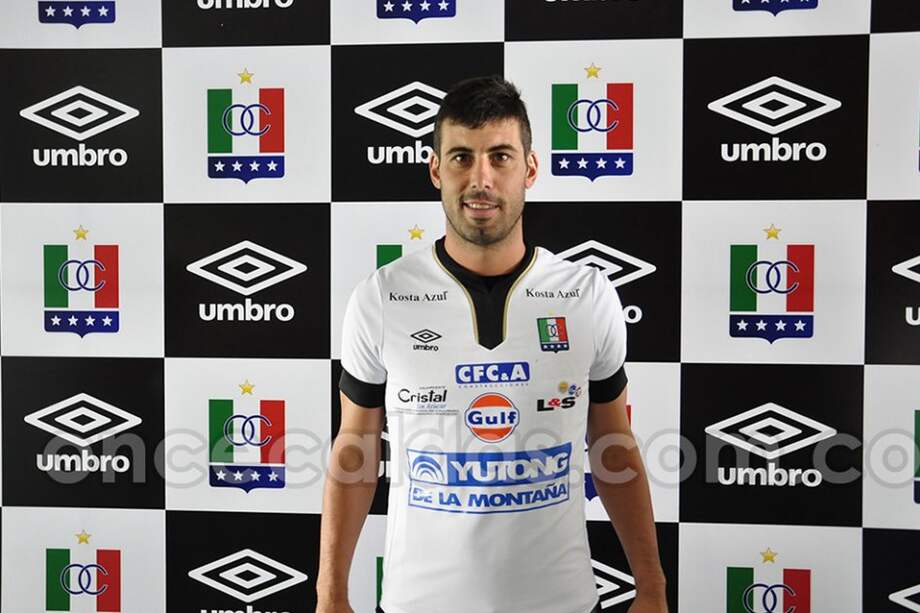 Sebastián Penco, nuevo delantero del Once Caldas. foto: Once Caldas